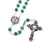 Mary's Motherly Love Collection Aventurine & Silver Rosary